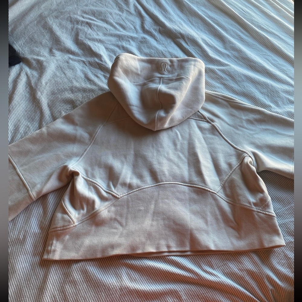 Lululemon Half Zip Scuba White Opal - Picture 4 of 6